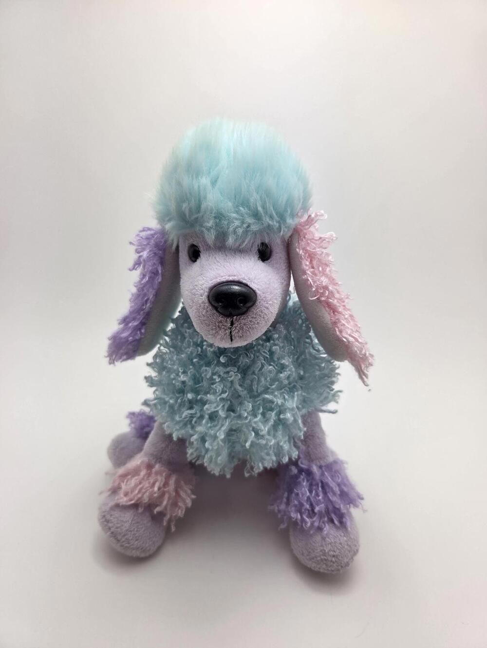 Adorable Vintage Webkinz Poofie Poodle Dog Plush without Code Tag (8 inch)